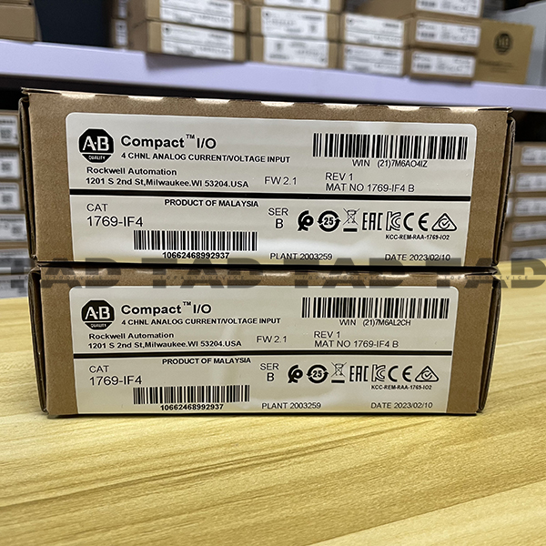 Allen-Bradley 1769-IF4 CompactLogix 4 Pt A/I C and V Module