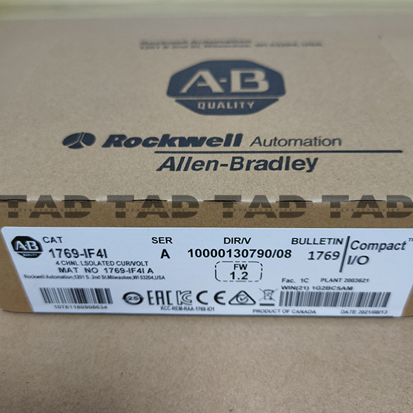 Allen-Bradley 1769-IF4I CompactLogix 4 Pt A/I C and V Iso Module
