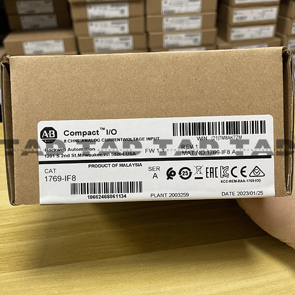 Allen-Bradley 1769-IF8 CompactLogix 8 Pt Analog Input Module