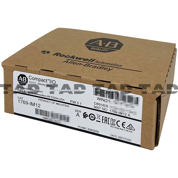 Allen-Bradley 1769-IM12 CompactLogix 12 Pt 240VAC D/I Module