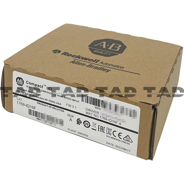 Allen-Bradley 1769-IQ16F CompactLogix 16 Pt 24VDC Fast D/I Module