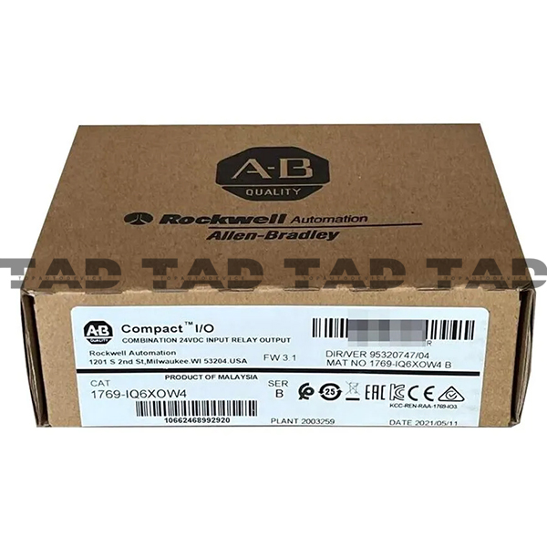 Allen-Bradley 1769-IQ6XOW4 CMPLX 10 Pt 24VDC D/I Relay D/O Module