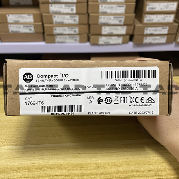 Allen-Bradley 1769-IT6 CompactLogix 6 Pt Thermocouple Module