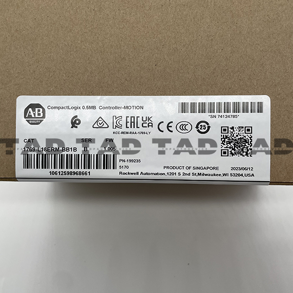 Allen-Bradley 1769-L18ERM-BB1B CompactLogix L18 512KB Ctlr-Motion