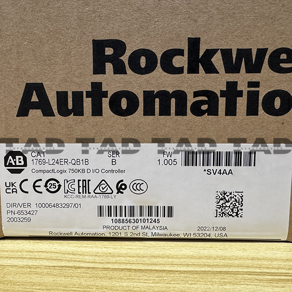 Allen-Bradley 1769-L24ER-QB1B CompactLogix 750KB DI/O Controller