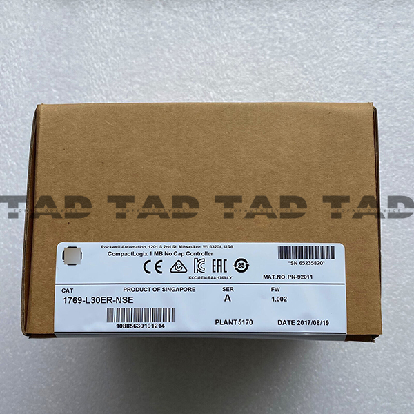 Allen-Bradley 1769-L30ER-NSE CompactLogix 1 MB No Cap Controller