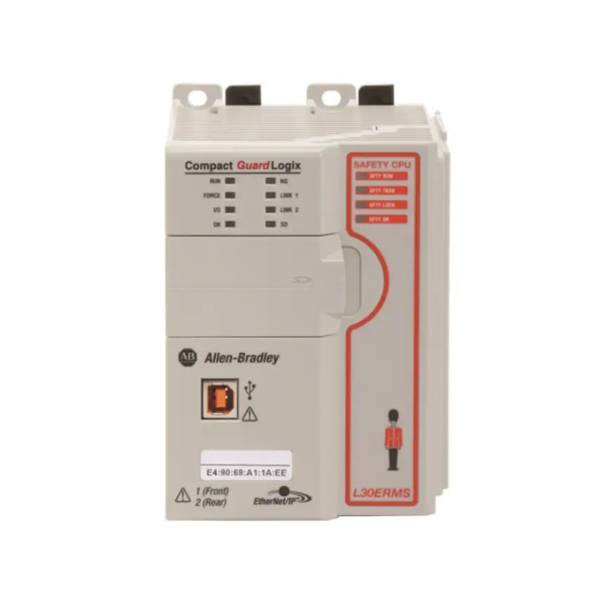 Allen-Bradley 1769-L30ERMS Compact GuardLogix CPU, L30ERMS, 1M/0.5M