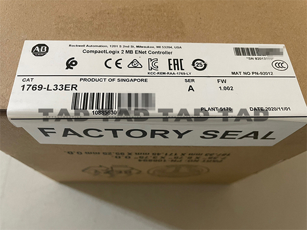 Allen-Bradley 1769-L33ER CompactLogix 2 MB ENet Controller