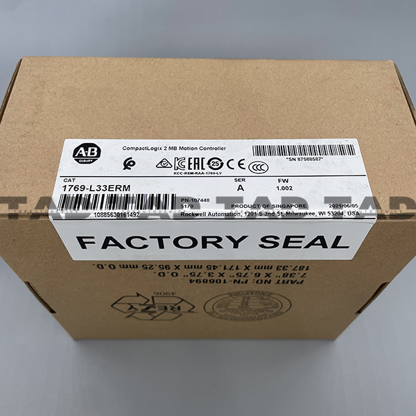Allen-Bradley 1769-L33ERM CompactLogix 2 MB Motion Controller
