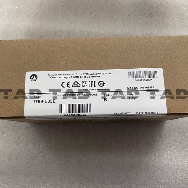 Allen-Bradley  1769-L35E CompactLogix 1.5MB ENet Controller