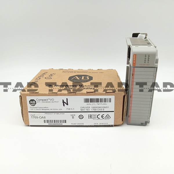 Allen-Bradley 1769-OA8 CompactLogix 8 Pt 240VAC D/O Module