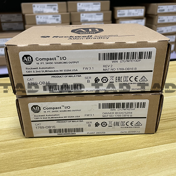 Allen-Bradley 1769-OB16 CompactLogix 16 Pt 24VDC D/O Module