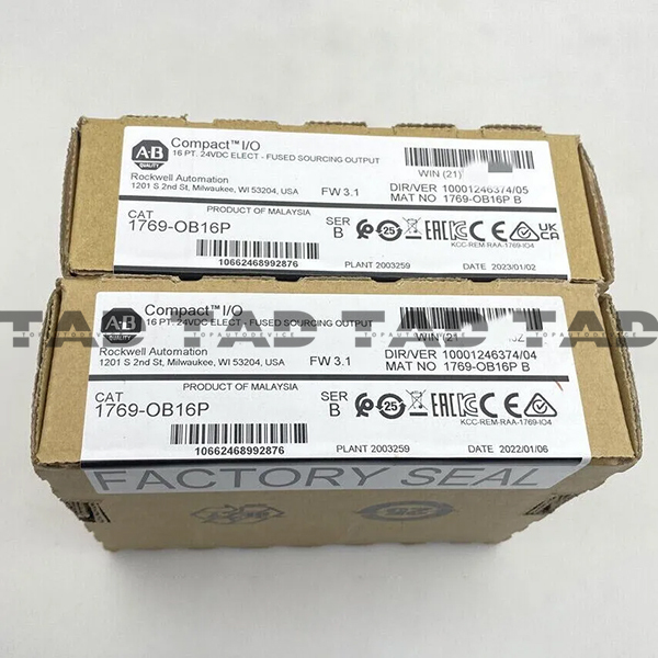 Allen-Bradley 1769-OB16P CompactLogix 16 Pt 24VDC Prot D/O Module