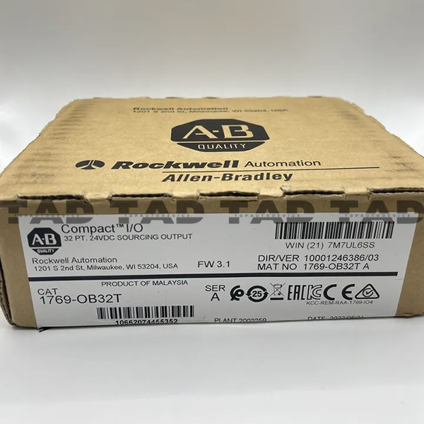 Allen-Bradley 1769-OB32T CMPLX 32 Pt 24VDC Terminated D/O Module