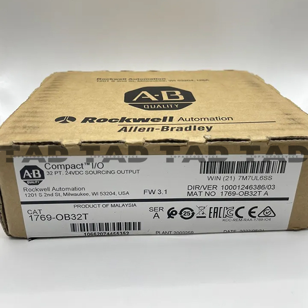 Allen-Bradley 1769-OB32T CMPLX 32 Pt 24VDC Terminated D/O Module