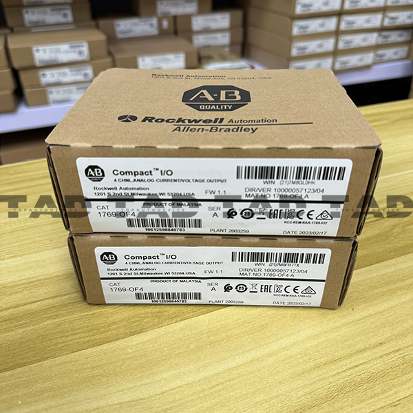 Allen-Bradley 1769-OF4 CompactLogix 4 Pt A/O C and V Module