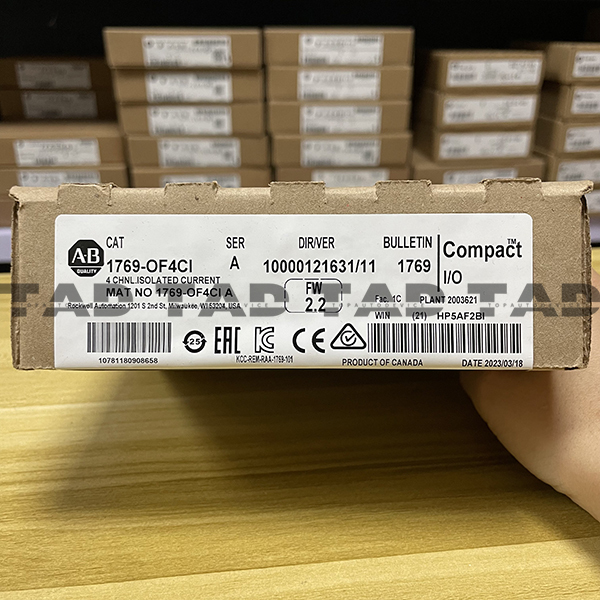 Allen-Bradley 1769-OF4CI CompactLogix 4 Pt A/O Current Module