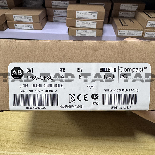 Allen-Bradley 1769-OF8C CompactLogix 8 Pt A/O Current Module