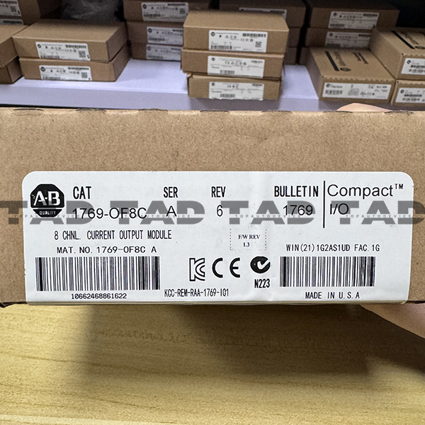 Allen-Bradley 1769-OF8C CompactLogix 8 Pt A/O Current Module