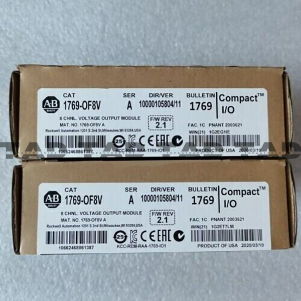 Allen-Bradley 1769-OF8V CompactLogix 8 Pt A/O Voltage Module
