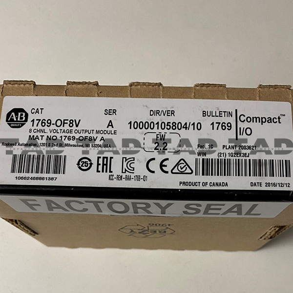 Allen-Bradley 1769-OF8V CompactLogix 8 Pt A/O Voltage Module
