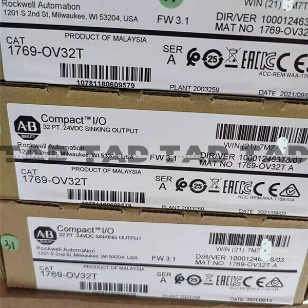 Allen-Bradley 1769-OV32T CompactLogix 32 Pt 24VDC Sink D/O Module