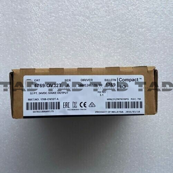 Allen-Bradley 1769-OV32T CompactLogix 32 Pt 24VDC Sink D/O Module