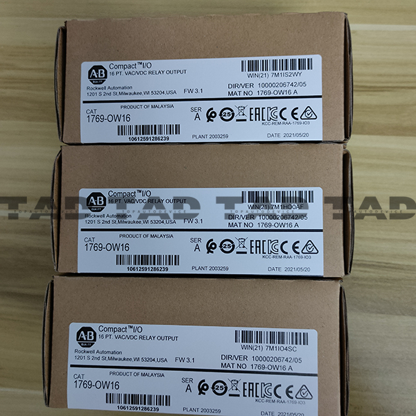 Allen-Bradley 1769-OW16 CompactLogix 16 Pt D/O Relay Module