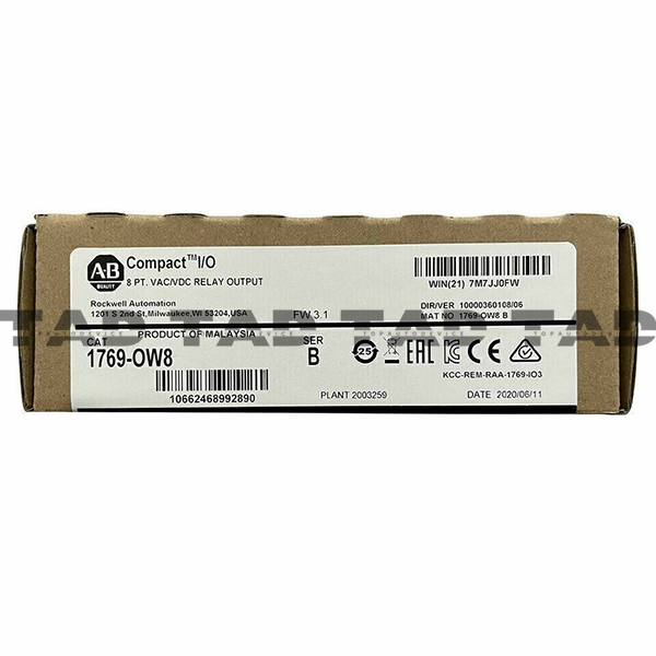 Allen-Bradley 1769-OW8 CompactLogix 8 Pt D/O Relay Module