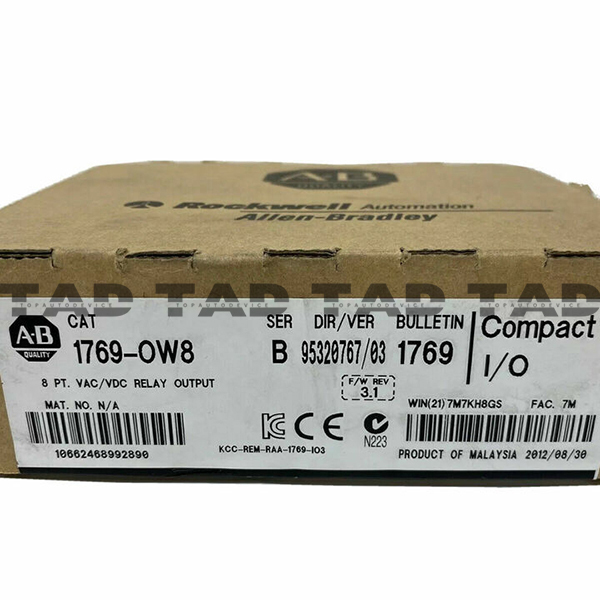 Allen-Bradley 1769-OW8 CompactLogix 8 Pt D/O Relay Module