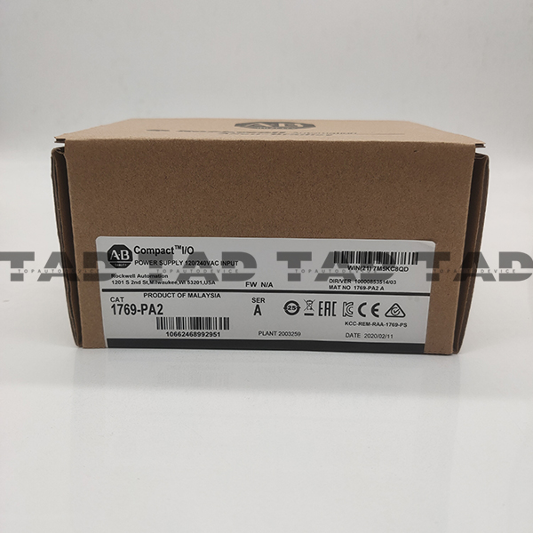 Allen-Bradley 1769-PA2 CompactLogix AC 2A/0.8A Power Supply