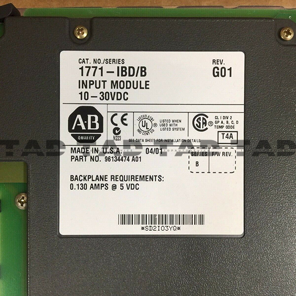 Allen-Bradley 1771-IBD 1771 16 Point Digital Input Module