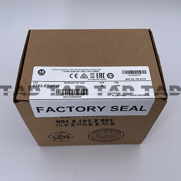 Allen-Bradley 1783-ETAP1F 3-PORT ENET/IP TAP - 2 TP/1 FIBER