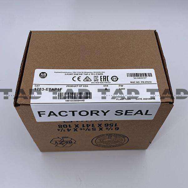 Allen-Bradley 1783-ETAP1F 3-PORT ENET/IP TAP - 2 TP/1 FIBER