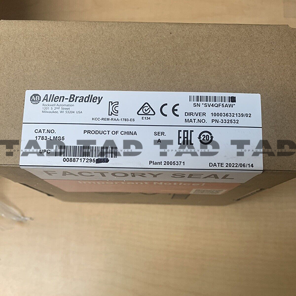 Allen-Bradley 1783-LMS5 Stratix2500 5Port Lightly Managed Switch