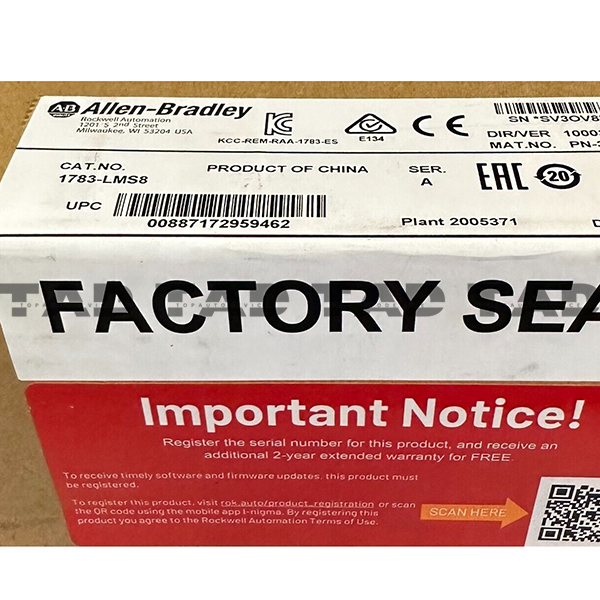 Allen-Bradley 1783-LMS8 Stratix2500 8Port Lightly Managed Switch