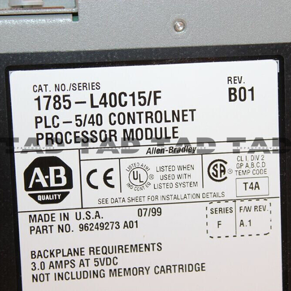Allen-Bradley 1785-L40C15 