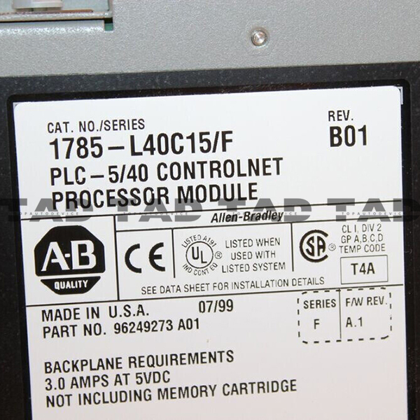 Allen-Bradley 1785-L40C15 