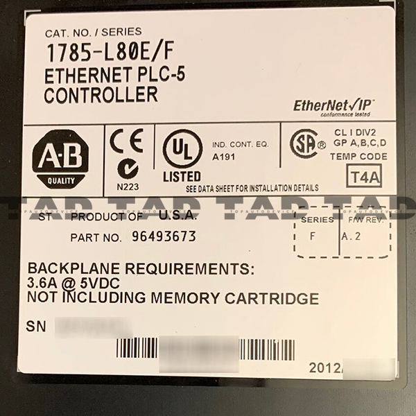 Allen-Bradley 1785-L80E/F