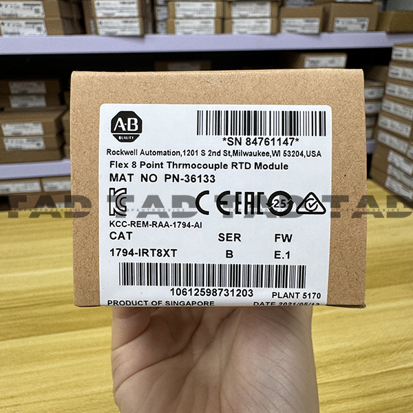 Allen-Bradley 1794-IRT8XT Flex XT 8 Point Thermocouple RTD Module