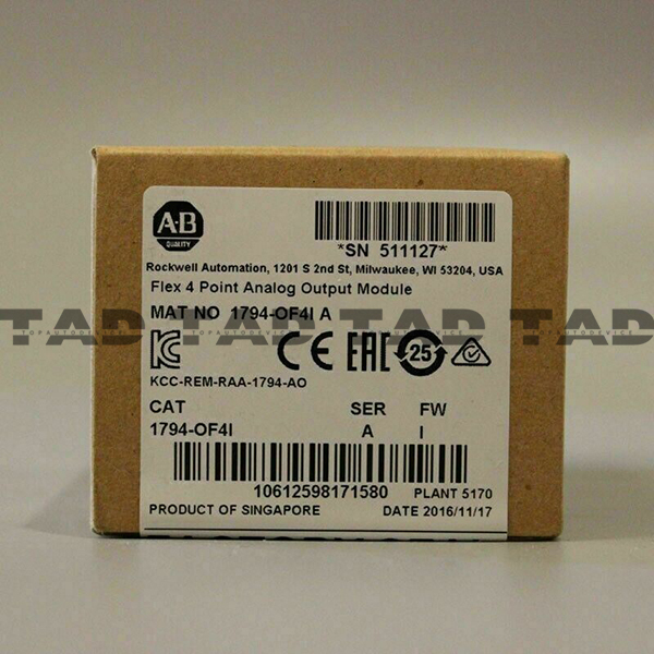 Allen-Bradley 1794-OF4I Flex 4 Point Analog Output Module