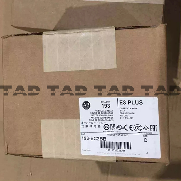 Allen-Bradley 193-EC2BB E3 Plus 3-15 A Overload Relay