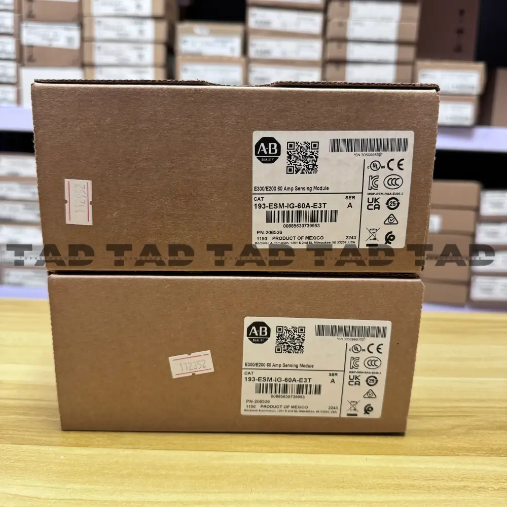 Allen Bradley 193-ESM-IG-60A-E3T E300/E200 60 Amp Sensing Module