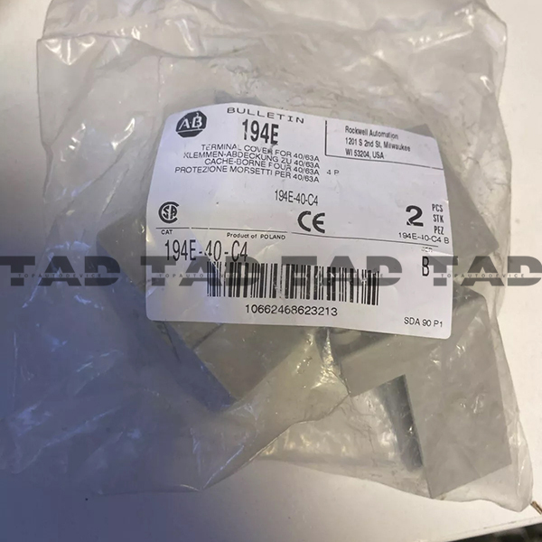Allen-Bradley 194E-40-C4 194E 4 Pole 40/63A Terminal Cover