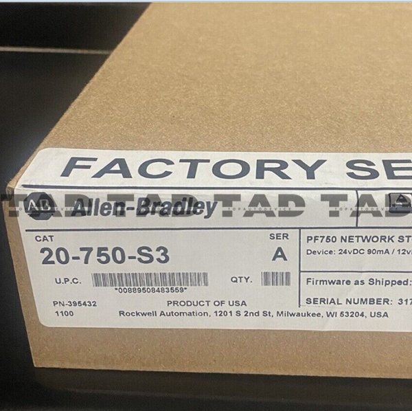 Allen-Bradley 20-750-S3 PowerFlex 750 Ntwk SAFE Torq-Off Opt mod