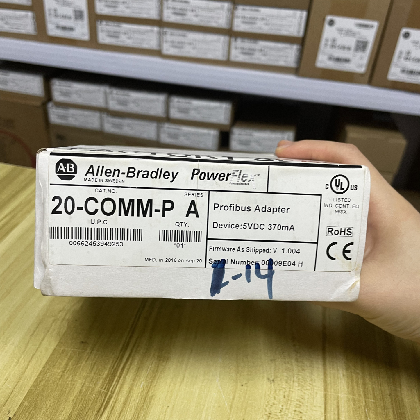 Allen Bradley 20-COMM-P Factory Sealed PowerFlex Profibus DP Communication Adapter 20COMMP