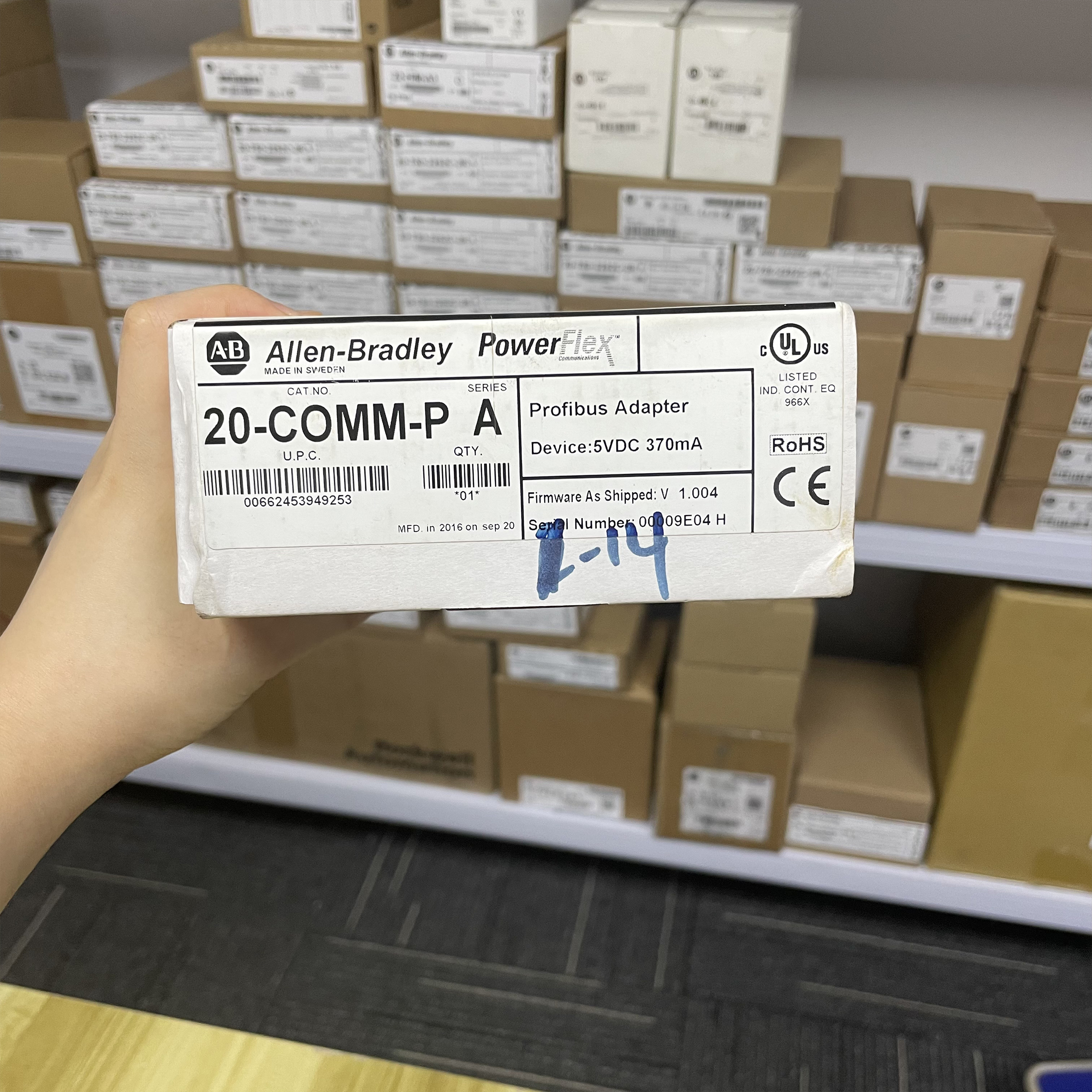 Allen Bradley 20-COMM-P Factory Sealed PowerFlex Profibus DP Communication Adapter 20COMMP