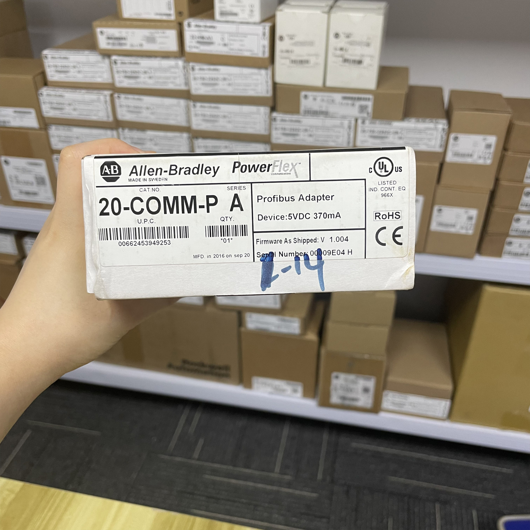 Allen Bradley 20-COMM-P Factory Sealed PowerFlex Profibus DP Communication Adapter 20COMMP