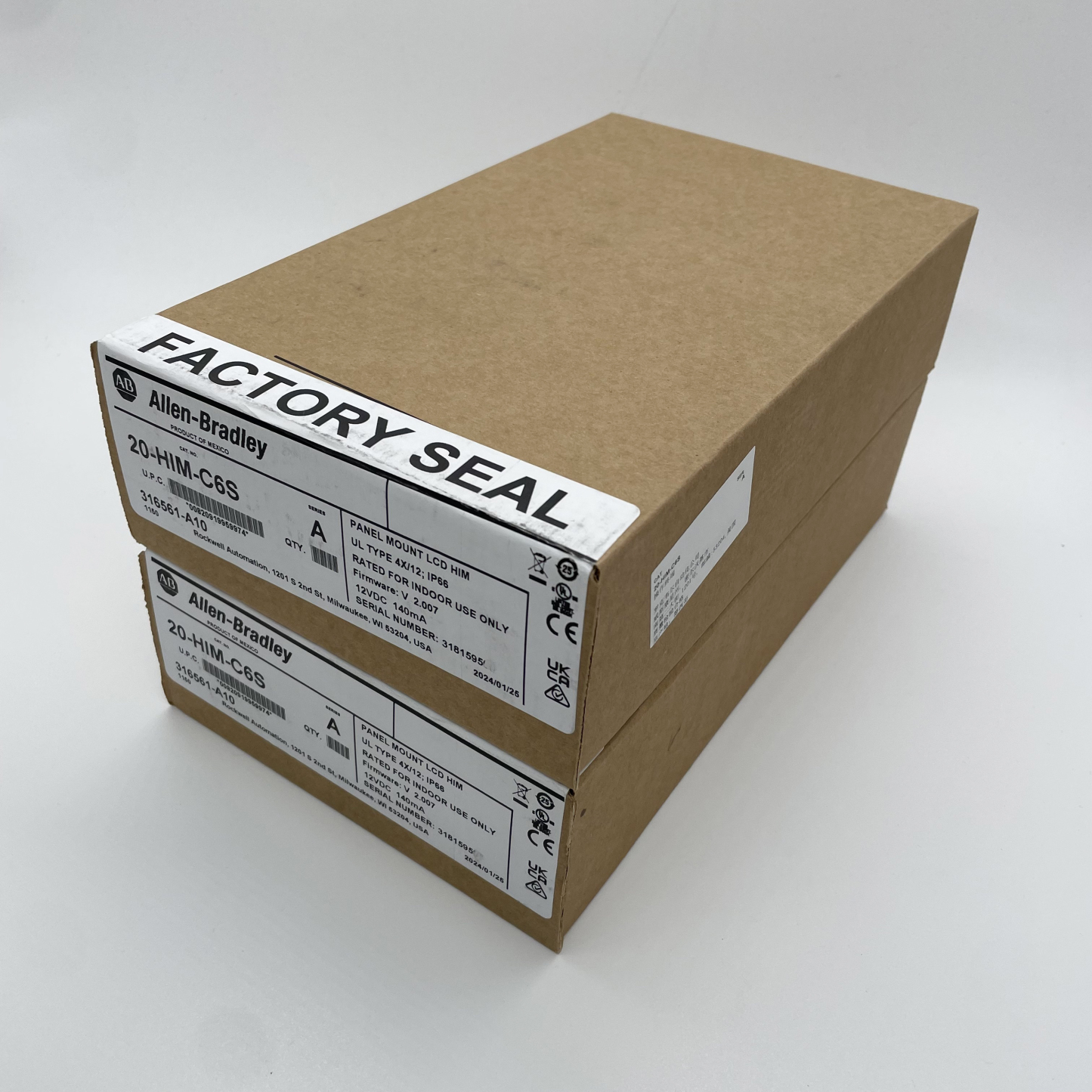 Allen Bradley 20-HIM-C6S Panel Mount LCD Motor Control 20HIMC6S Sealed