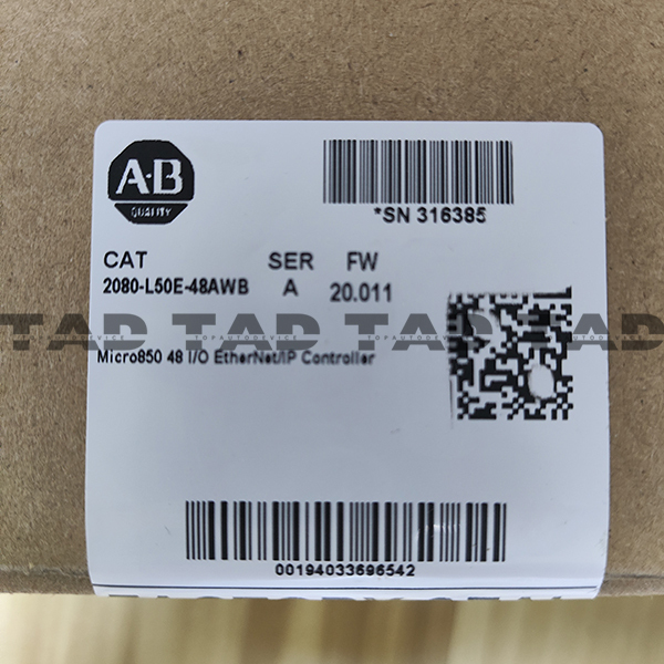 Allen-Bradley 2080-L50E-48AWB Micro850 48 I/O ENet/IP Controller